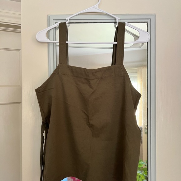 J. Crew Apron Tank in Olive Size S - Picture 4 of 4